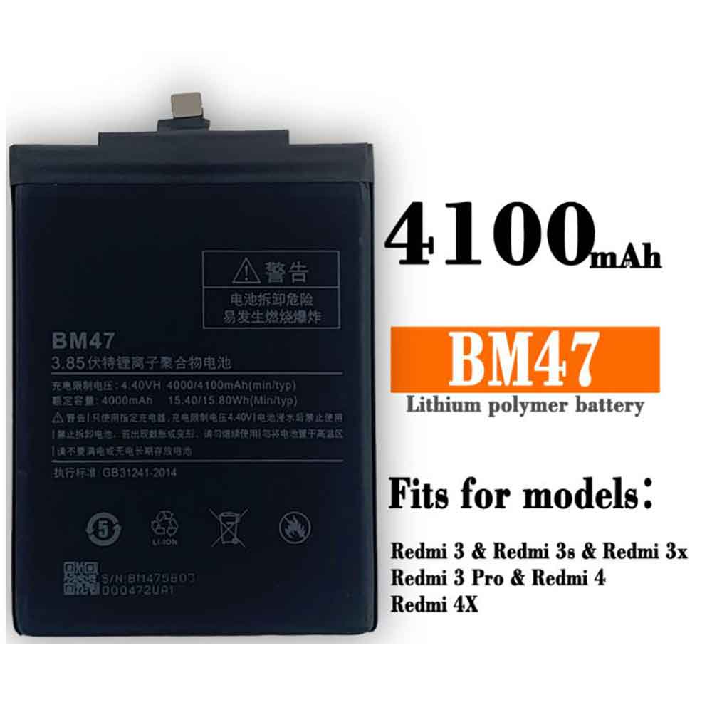 Batería para Gaming-Laptop-15.6-7300HQ-1050Ti/xiaomi-BM47
